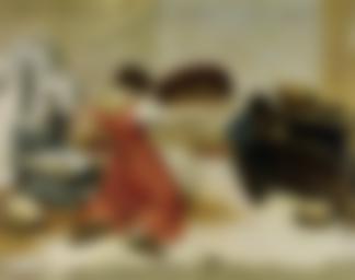 ギュスターヴ・クールベ、【麦を篩にかける女たち】、希少な額装用画集より ギュスターヴ・クールベ、【麦を篩にかける女たち】、希少な額装