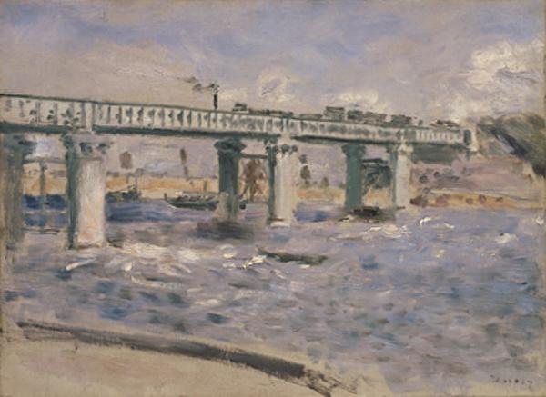 ルノワール シャトゥーの橋 ルノワール シャトゥーの橋 シャトゥーの橋 Le pont de Chatou, 1875