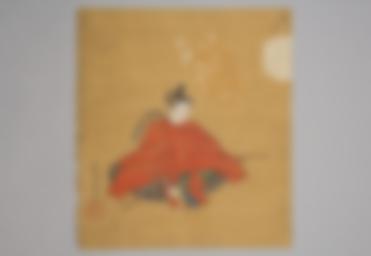 【 狩野昌運（季信）鍾馗図 】 絹本墨画淡彩 捲り 旧家所蔵 狩野昌運 | FeelTheArt