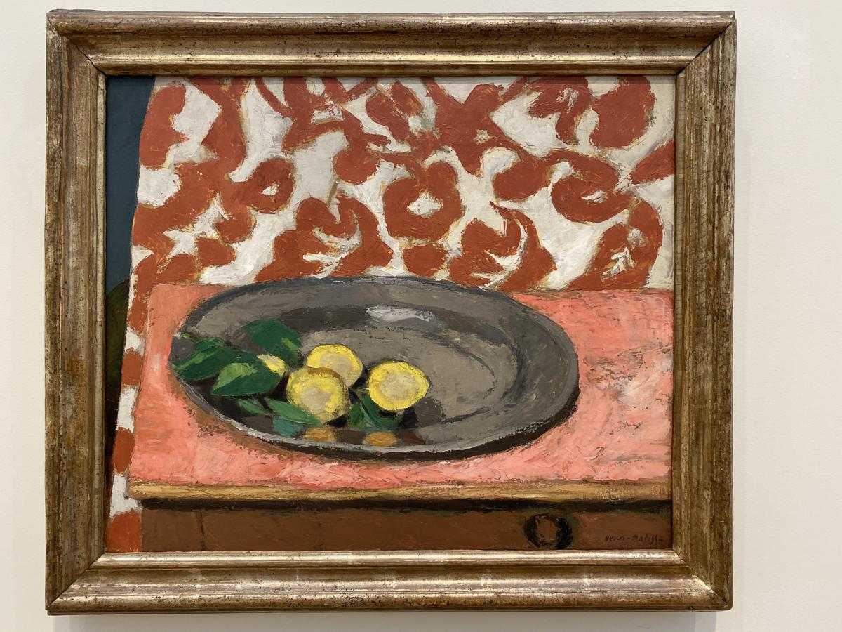 Citrons sur une assiette en étain - Henri Matisse | FeelTheArt