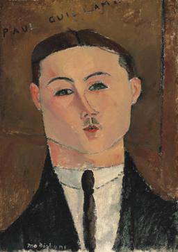 モディリアーニ【新しき水先案内人ポールギョームの肖像】高級複製 モディリアーニ【新しき水先案内人ポールギョームの肖像】高級複製