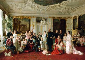 King Christian IX of Denmark with family - Laurits Tuxen | FeelTheArt