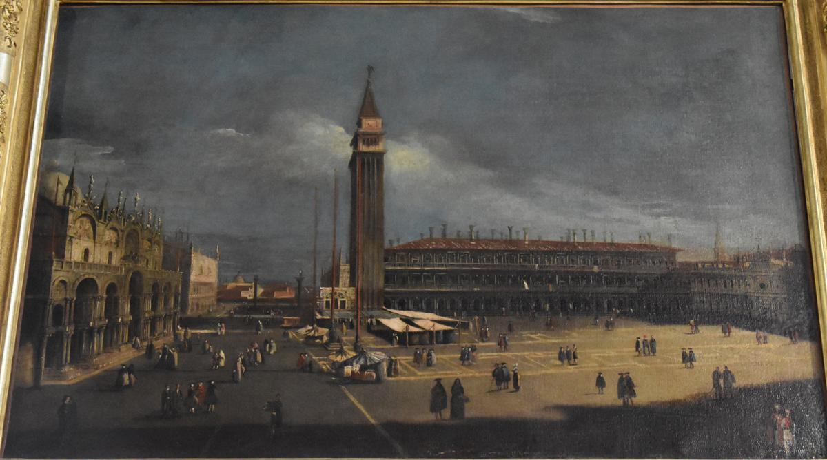 ヴェネツィアのサンマルコ広場の眺め - カナレット | FeelTheArt