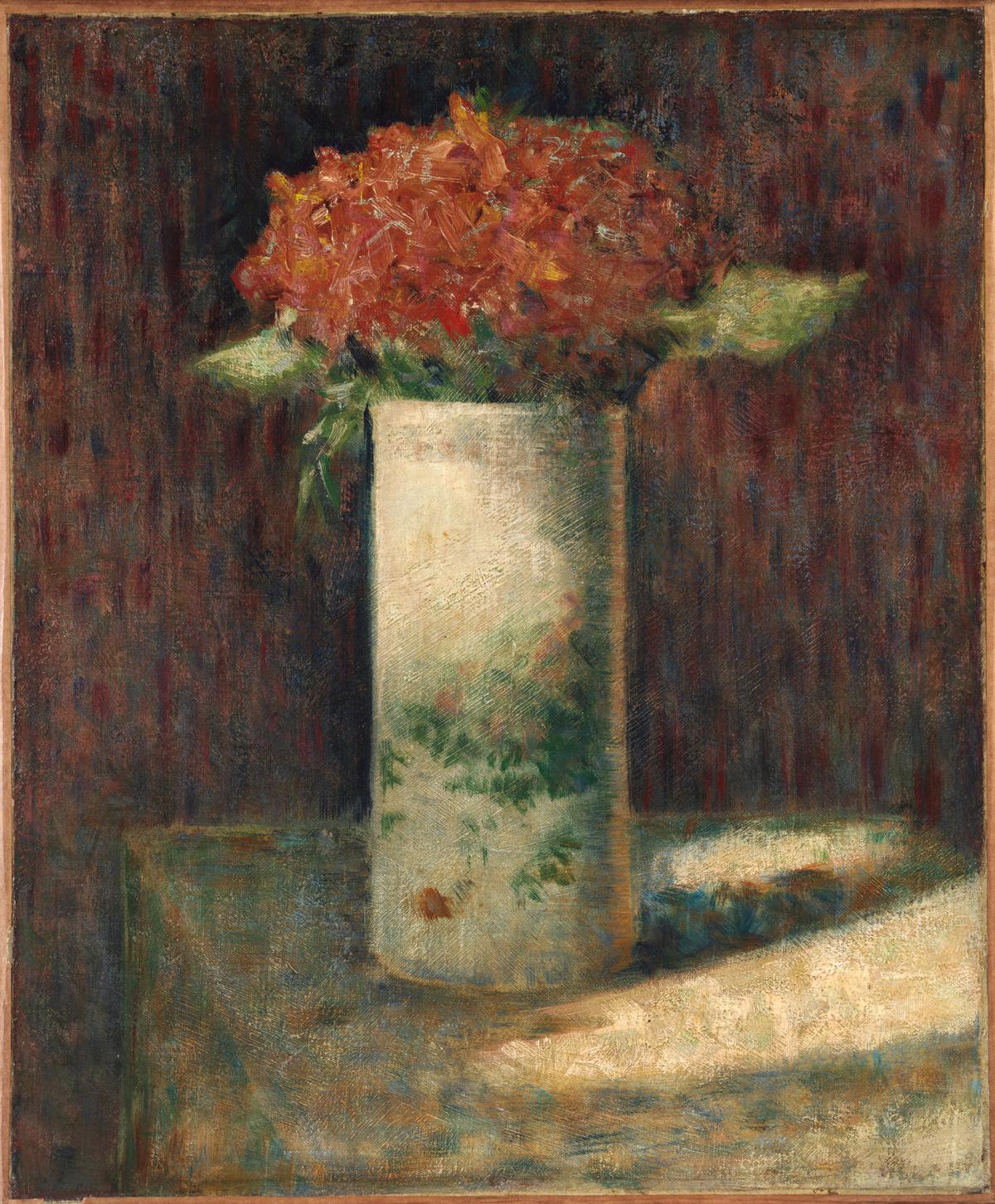 ジョルジュ＝ピエール・スーラ【花を生けた花瓶】、希少な画集画 花瓶 - ジョルジュ・スーラ | FeelTheArt